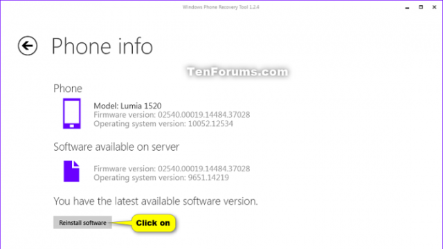 Windows Device Recovery Tool for Windows 10 Screenshot 3