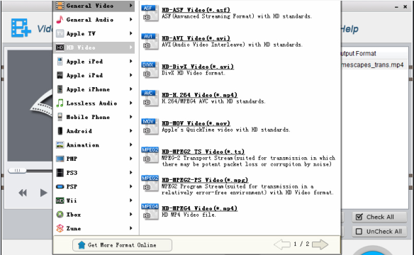 iCareAll Video Converter for Windows 11, 10 Screenshot 1