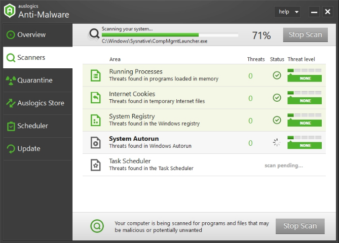Auslogics Anti-Malware Screenshot 1