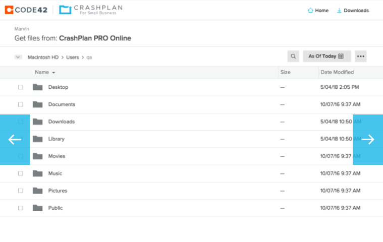 CrashPlan Screenshot 1