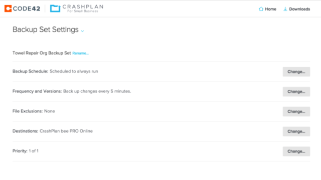 CrashPlan for Windows 10 Screenshot 2