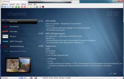 DVBViewer for Windows 11, 10 Screenshot 1