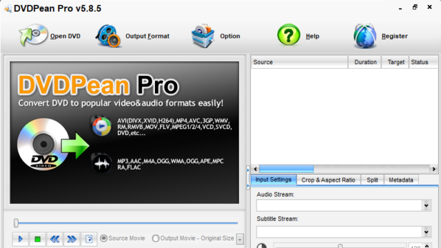 DVDPean Pro for Windows 11, 10 Screenshot 1