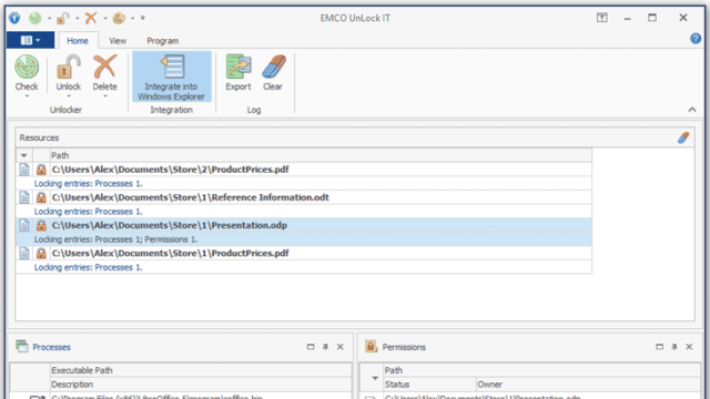 EMCO UnLock IT for Windows 11, 10 Screenshot 1