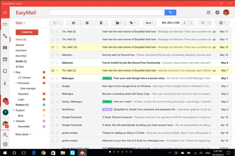 how to download gmail on windows 10