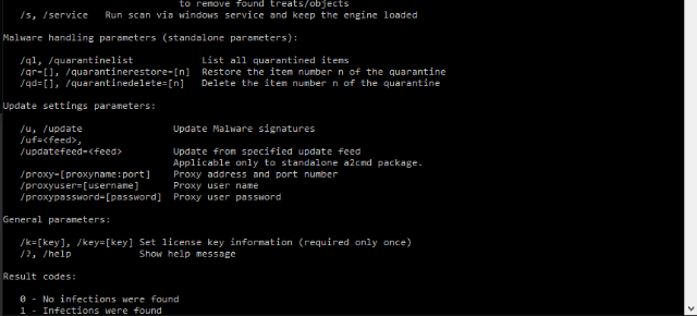 Emsisoft Commandline Scanner for Windows 11, 10 Screenshot 2
