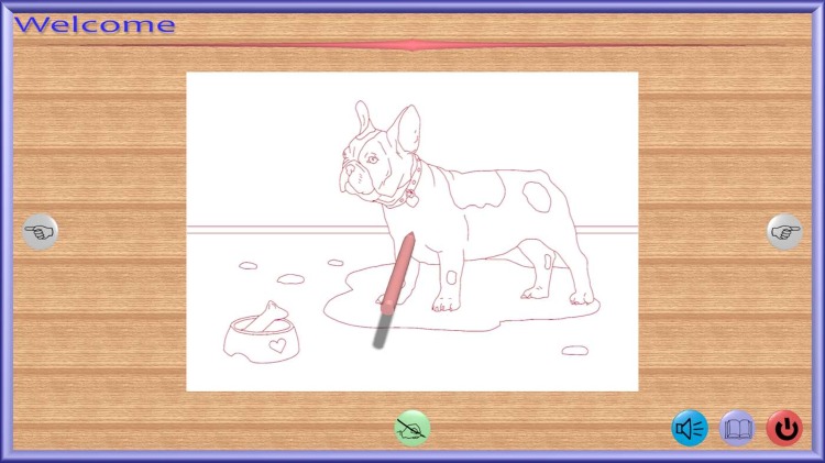 Enchanted Crayon Virtual Colouring Book Screenshot 1