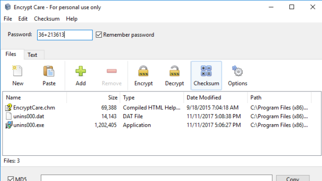 Encrypt Care for Windows 11, 10 Screenshot 2