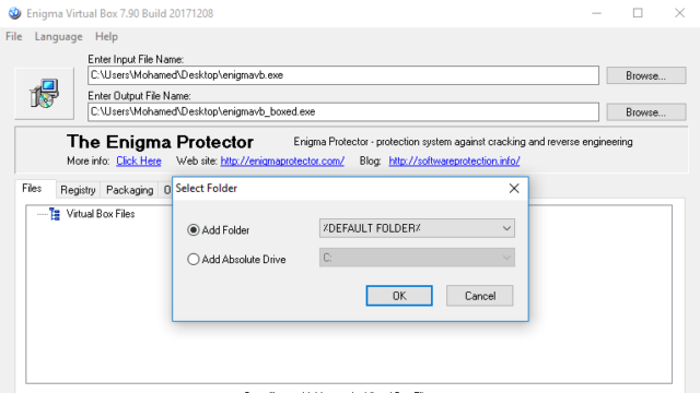 Enigma Virtual Box for Windows 11, 10 Screenshot 1