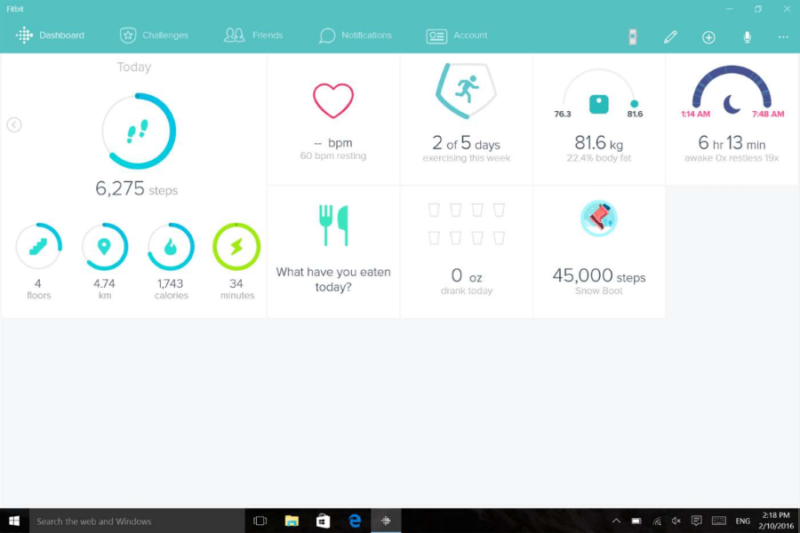 fitbit app for windows 10 without store
