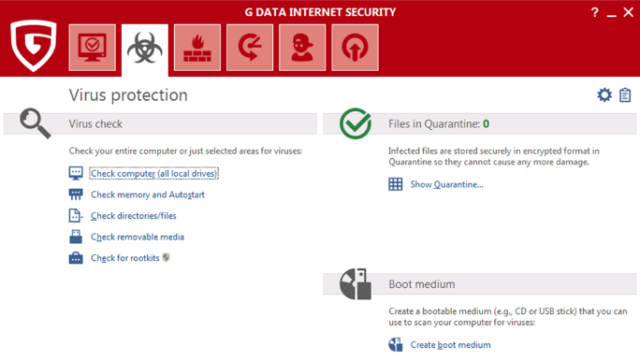 G DATA Internet Security for Windows 11, 10 Screenshot 2