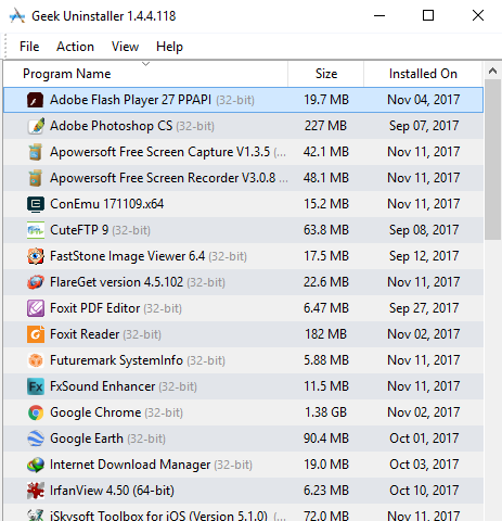 Geek Uninstaller Review