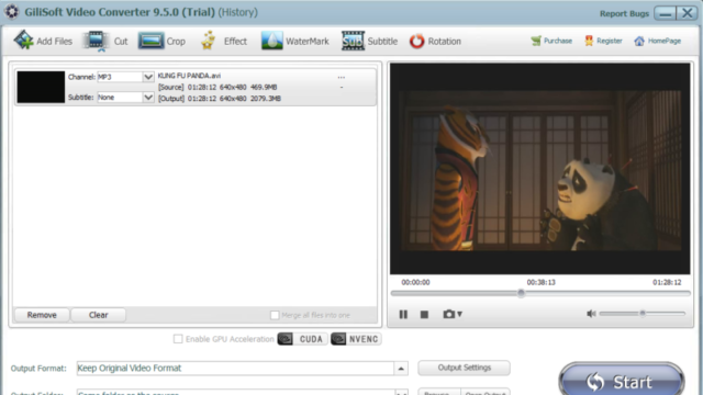 GiliSoft Video Converter for Windows 11, 10 Screenshot 1