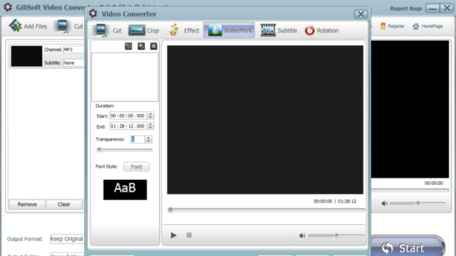 GiliSoft Video Converter for Windows 11, 10 Screenshot 2