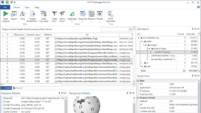 HTTP Debugger for Windows 11, 10 Screenshot 1
