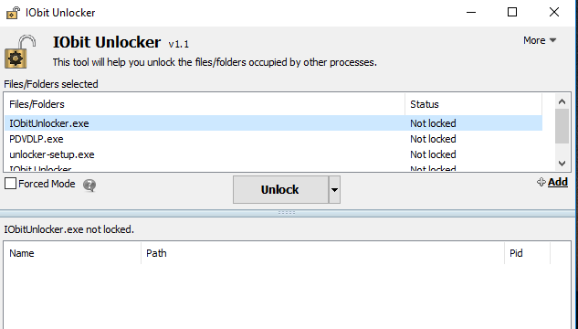 IObit Unlocker for Windows 11, 10 Screenshot 3