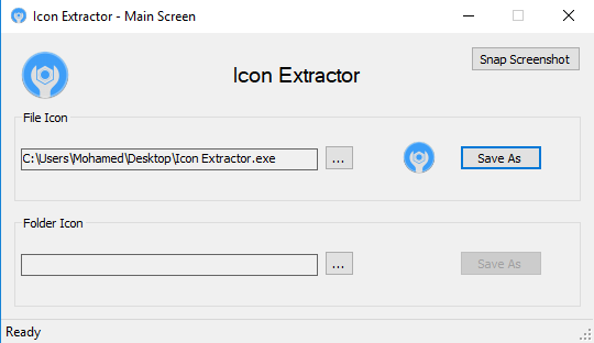 Icon Extractor for Windows 10 Screenshot 1