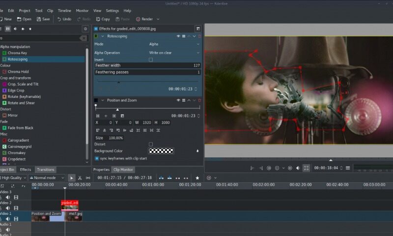 Kdenlive Screenshot