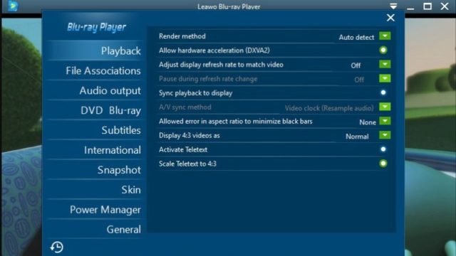 Leawo Blu-ray Player for Windows 11, 10 Screenshot 3