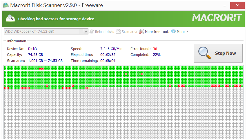 Macrorit Disk Scanner Screenshot