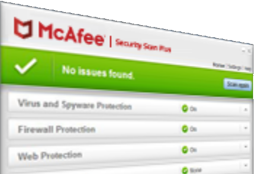 McAfee Security Scan Plus for Windows 11, 10 Screenshot 1