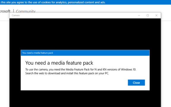 Media Feature Pack for Windows 10 Screenshot 1