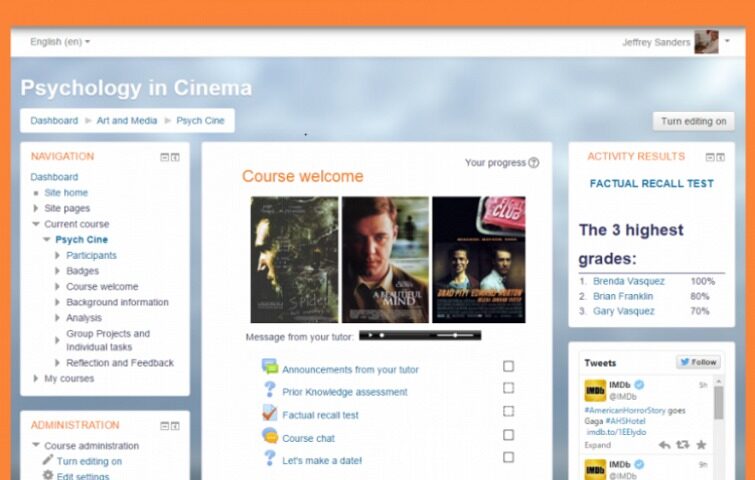 Moodle Screenshot 1