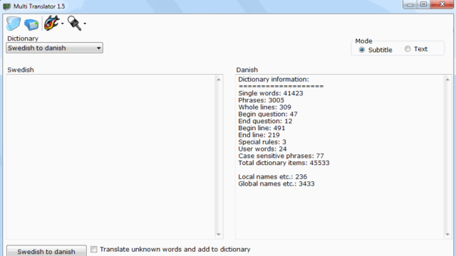 Multi Translator for Windows 11, 10 Screenshot 1
