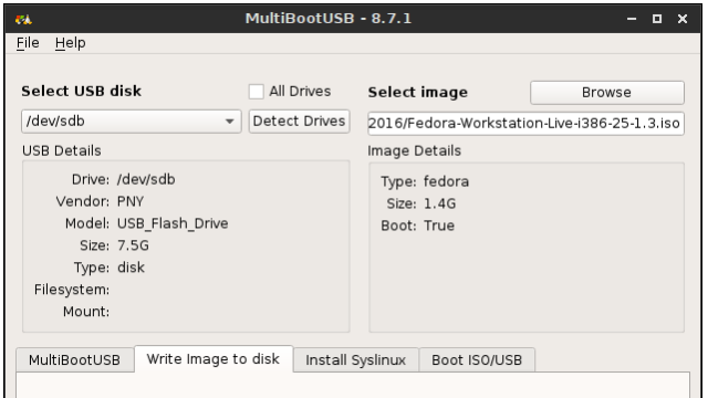 MultiBootUSB for Windows 11, 10 Screenshot 1