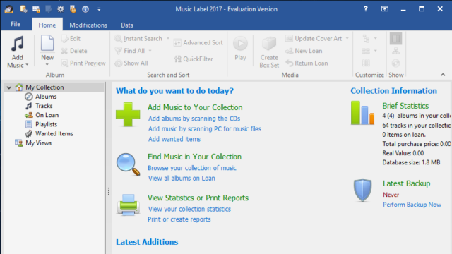 Music Label for Windows 11, 10 Screenshot 1