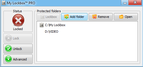 My Lockbox for Windows 10 Screenshot 1