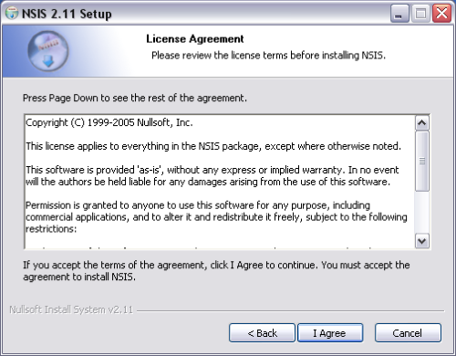 NSIS Screenshot