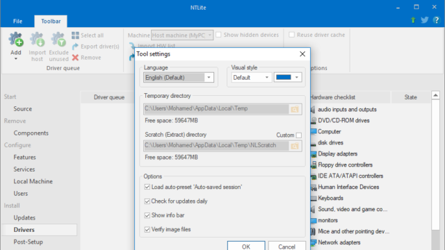 NTLite for Windows 10 Screenshot 3