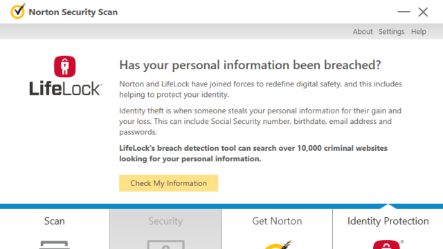 Norton Security Scan for Windows 10 Screenshot 3
