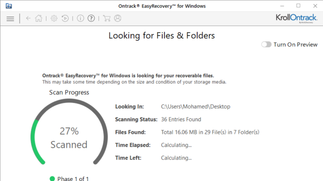 Ontrack EasyRecovery for Windows 10 Screenshot 2