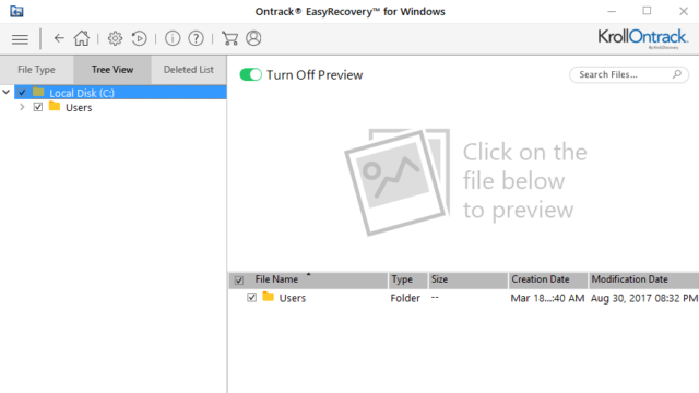 Ontrack EasyRecovery for Windows 10 Screenshot 3
