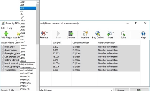 Prism Video File Converter for Windows 11, 10 Screenshot 1