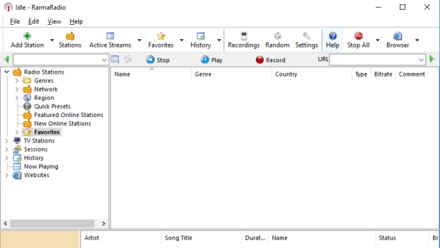 RarmaRadio for Windows 11, 10 Screenshot 1