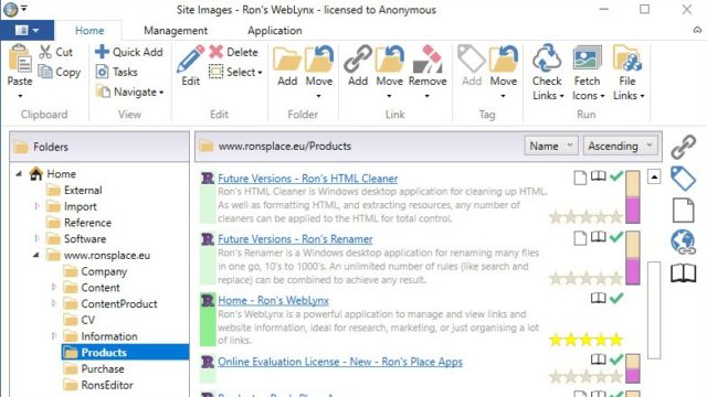 Ron’s WebLynx for Windows 10 Screenshot 1