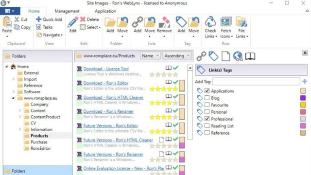 Ron’s WebLynx for Windows 10 Screenshot 2