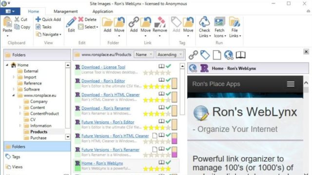 Ron’s WebLynx for Windows 10 Screenshot 3