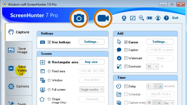 ScreenHunter for Windows 11, 10 Screenshot 1