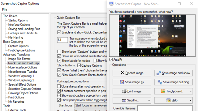 Screenshot Captor for Windows 11, 10 Screenshot 2