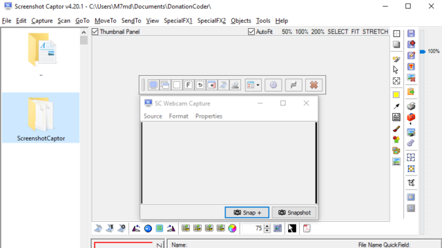 Screenshot Captor for Windows 11, 10 Screenshot 1