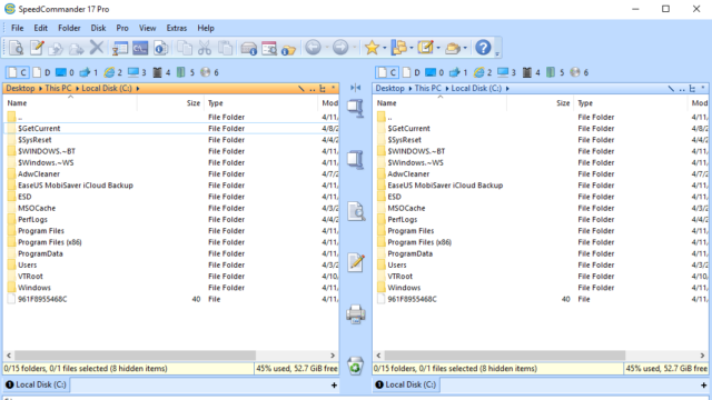 SpeedCommander for Windows 11, 10 Screenshot 1