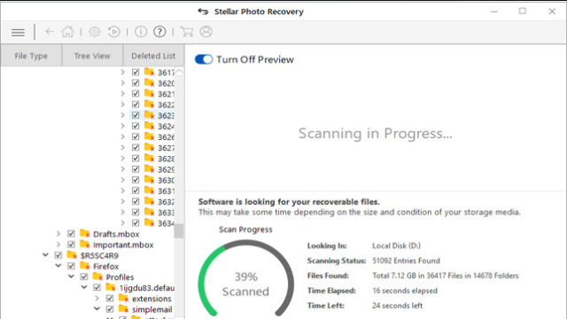 Stellar Photo Recovery for Windows 11, 10 Screenshot 2