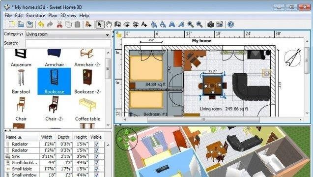 Sweet Home 3D for Windows 11, 10 Screenshot 1