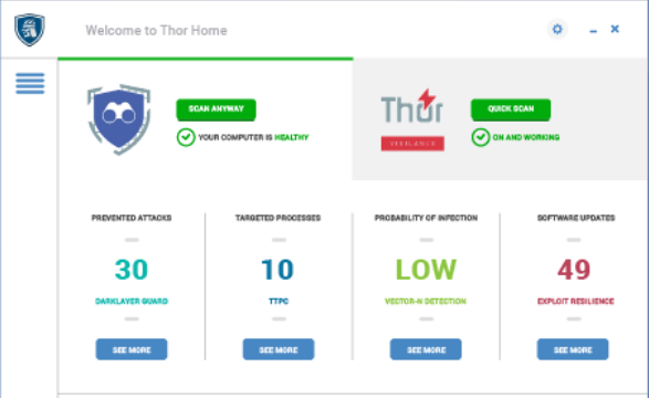 Thor Premium HOME for Windows 10 Screenshot 1
