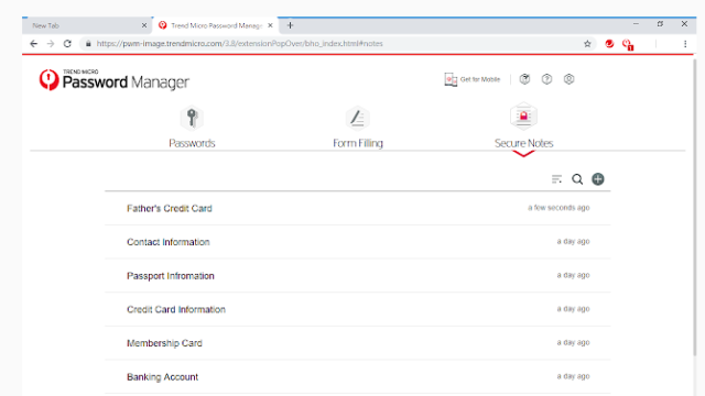 Trend Micro Password Manager for Windows 10 Screenshot 2