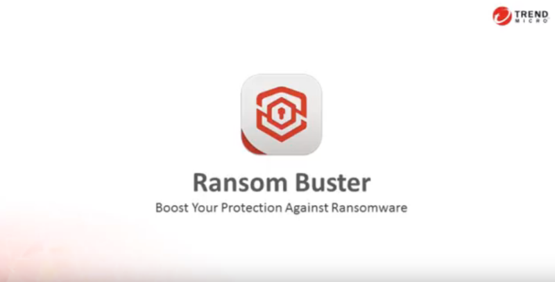 Trend Micro Ransom Buster Screenshot